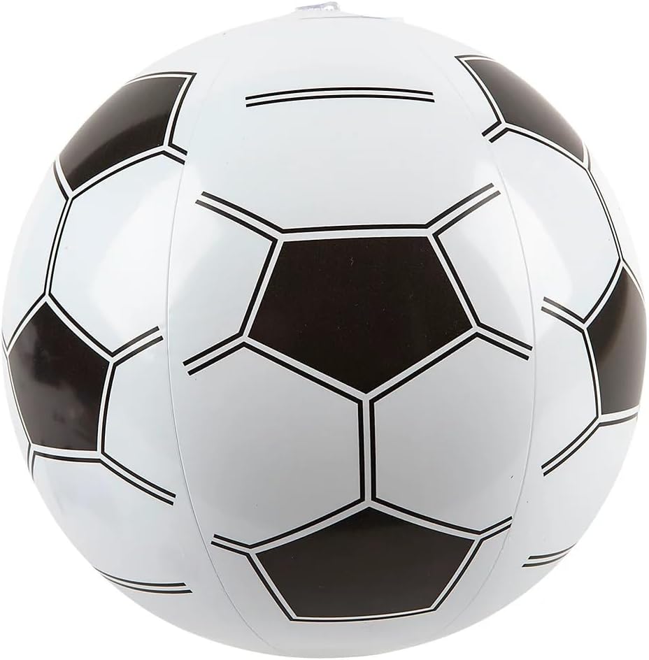 16" Sports Soccer Beach Ball Inflate Assorted Colors (4 Colors) Party Favor Beach Ball Inflatable Toy image 7 of 7 B0CV83KGVH