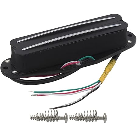 Pickup Musiclily Dual Hot Rail Per Chitarra Strat - Humbucker High Output 11K, Formato Single Coil
