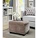 Produktbild Rectangularstorage Ottoman, Fußstütze Fußstütze Hocker Wohnzimmer Schlafzimmer Bett Hocker Veranda Schuh Bank-khaki 1