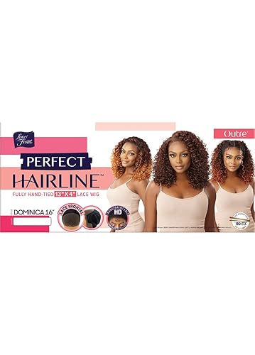 Miniatura 7 de Outre Peluca de encaje frontal HD 13x4 DOMINICA de 16 pulgadas (3drff especias cajún)