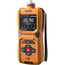 Air Quality Monitor, Gas Leak Detector,Chlorine Gas Tester Gas Concentration Tester CL2,with Alarm,Yellow0-5000ppm