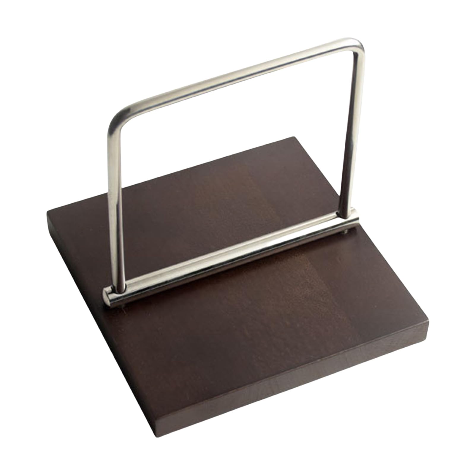 Kalttoy Multicolor Stainless Steel Paper Towel Holder Square Tissue Dispenser For Kitchen And Bathroom Wood Base Napkin Paper Organiser Elegant Table Decoration