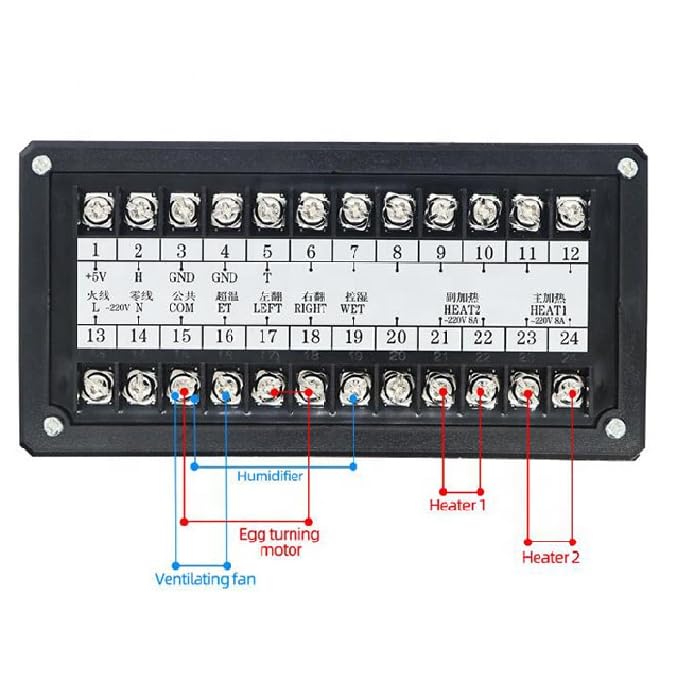 Image of TM&W Egg Incubator Accessories Controller W3001, w1209, m452, stc 1000, stc 3028, xm18 and xm18D Sensor Humidity Maker Useful to Built Big Size incubators (XM18 Black)