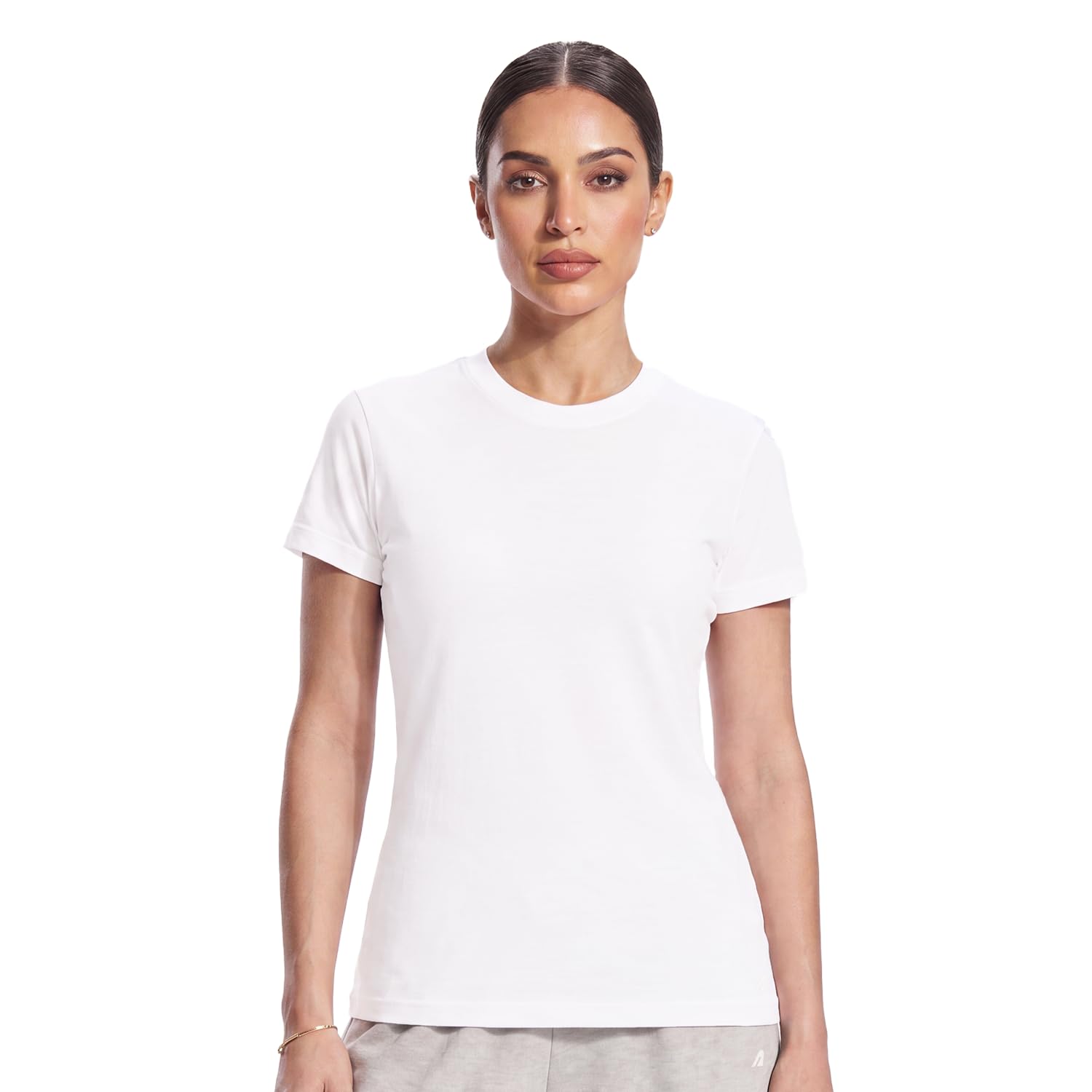 boldfit Crew Neck Tee for Women Lightweight Breathable Cotton Polyester T-Shirt for Gym Workouts, Running, Travel and Everyday Casual Wear Active Stretch, Anti-Microbial Top-picture-24