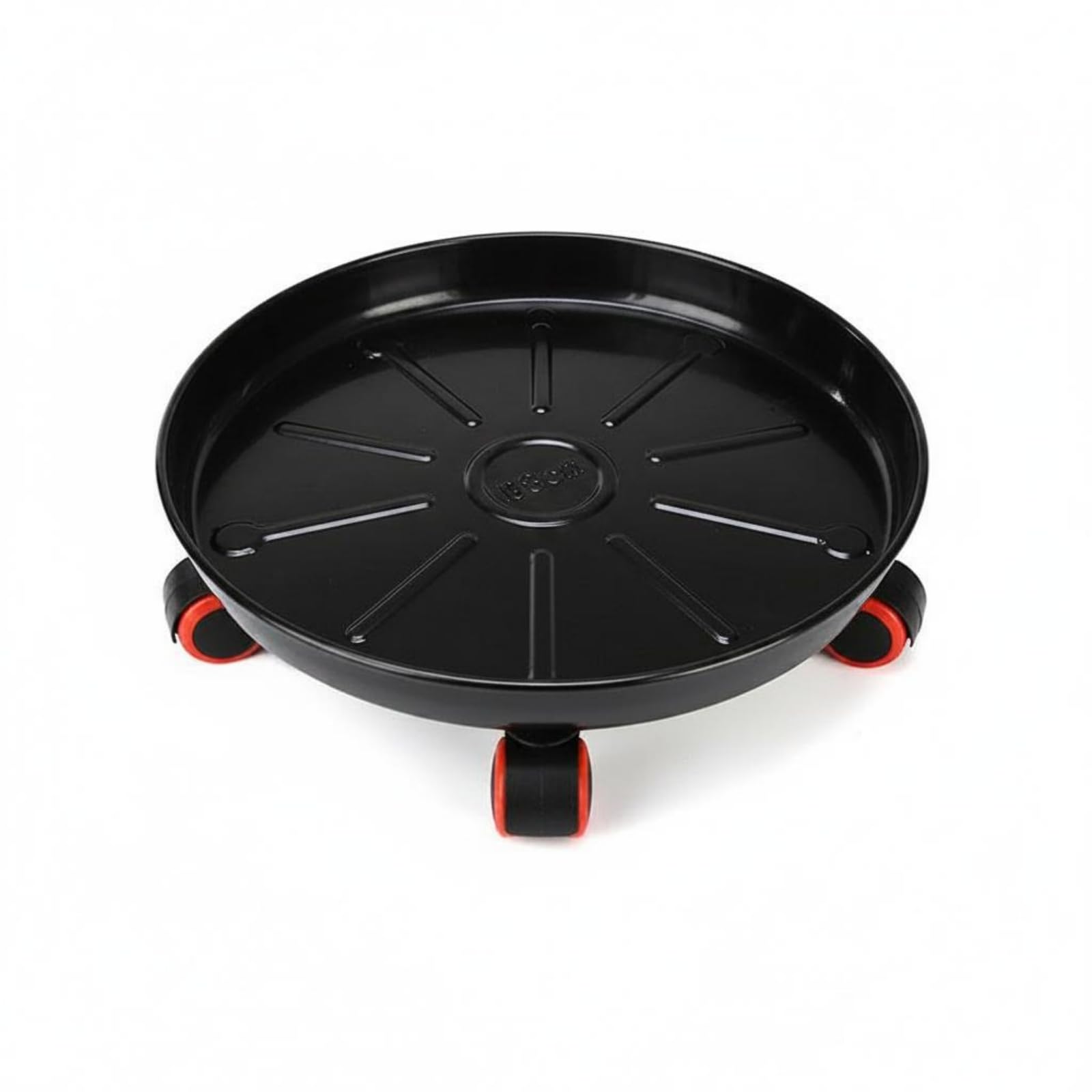 Plateau à pot roulant antidérapant robuste diamètre 32cm