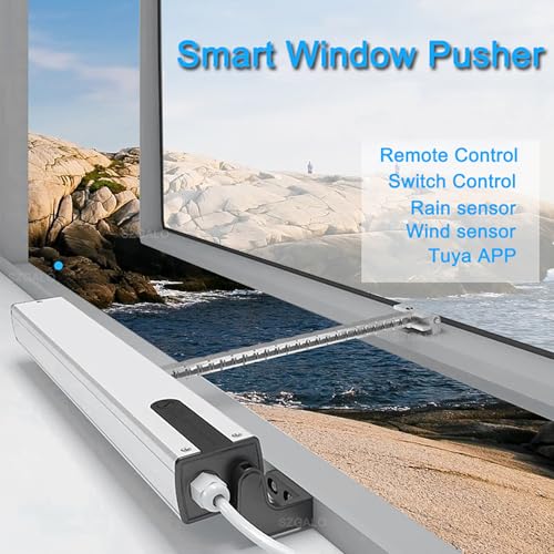 Abridor automático de ventanas 600N con sensor de lluvia inteligente 6