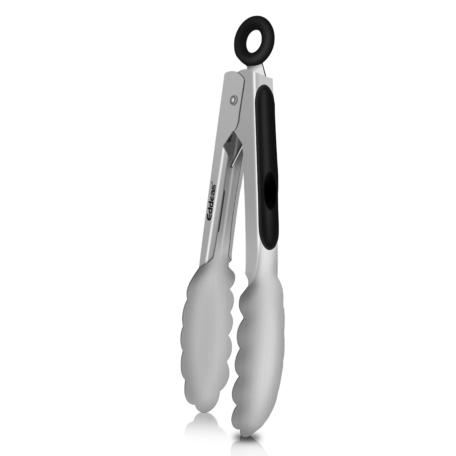 Small Tongs For Cooking, Mini 7 inch Kitchen Tongs -Heat Resistant 600 Degrees Stainless Steel and Non-Slip handle - Perfect for Cooking, Salad, Pasta, Steaks, Vegetables,Dishwasher safe