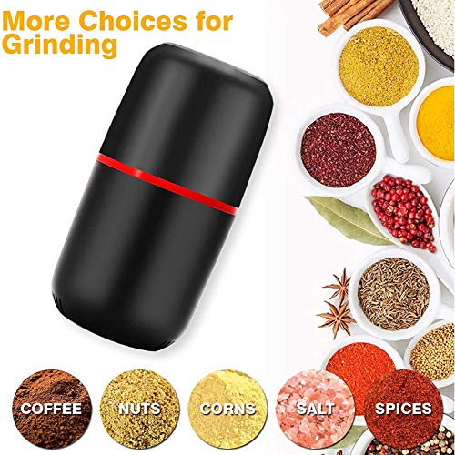 SXLCKJ Kaffeemühle Elektrisch, Kaffeebohnenmühle Elektrische Mühle Gewürzmühle, 150W Leistungsstarker Edelstahl S… – Bild 5