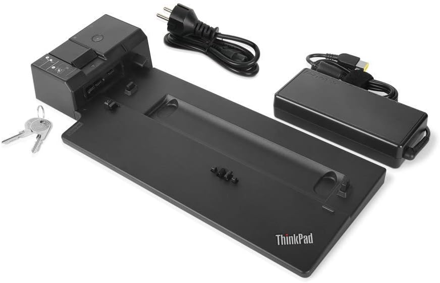 Lenovo USA ThinkPad Pro Docking Station (P/N; 40AH0135US) Used In Specific Models Only; P52s, L580, L480, T580, P580p,T480s,T480, X1 Carbon Gen 6, X280 (Renewed)