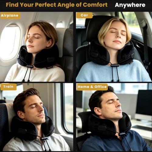 Memory Foam Travel Neck Pillow DROPS TO - image 7