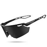 Lamicall 24g Polarized Sports Sunglasses for Men Women - UV400 Protection Sun Glasses for Running Cycling Baseball Fishing