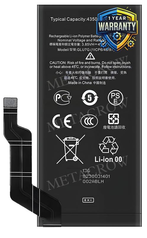 Image of Original GLU7G Battery Compatible for Google Pixel 6a 5G (GX7AS, GB62Z, G1AZG, GB17L) - (4410mAh) - 1 Year Warranty