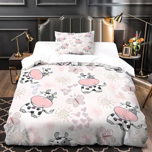 Housse de couette microfibre 135x200 évite les plis et facilite la glisse - 4