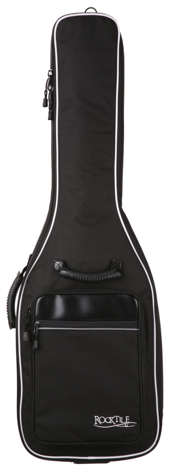 ROCKTILE E-Gitarrentasche Gigbag gepolstert Rucksackgarnitur Schwarz