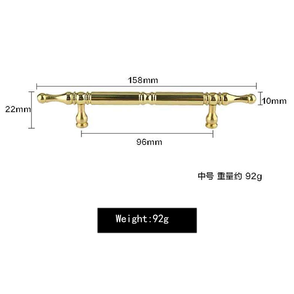 Poignée En Laiton 2 Set Laiton Tirer Poignée Bronze Rétro Fleur Forme