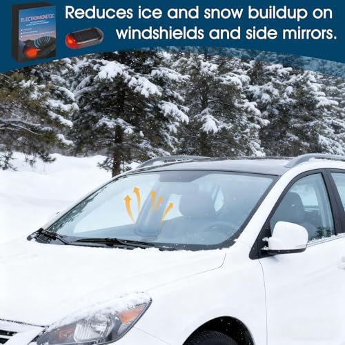 Antighiaccio Auto, Strumento Antigelo Anti-Interferenza Per Auto, Dispositivo Elettromagnetico Per Sbrinamento Auto, Sbrinatore Elettrico Per Parabrezza,Per Sciogliere Ghiaccio E Neve Sul Parabrezza - 6