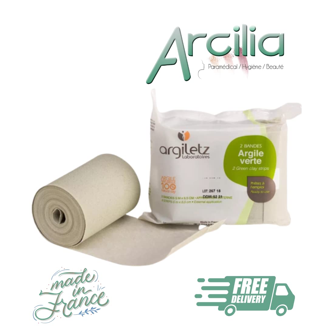 (ARCILIA) Argiletz - 2 bandes d'argiles verte biodégradables - 5m x 8,5 cm