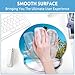 KONVINIT Ergonomic Mouse Pad with Wrist Rest, Small Mousepad with Non-Slip Rubber Base and Smooth Surface, Beach Mouse Pads for Desk, Office Desk Accessories
