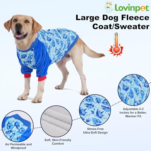 Abrigo de franela para perro talla L LovinPet miniatura 6