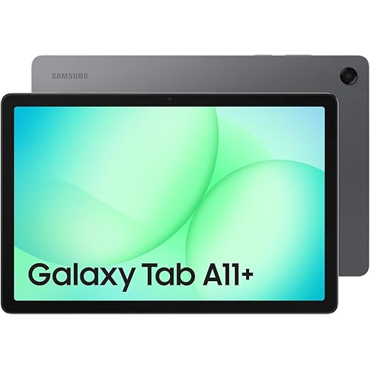 Samsung Galaxy Tab A11+ [Smartchoice], 27.82 cm (11 inch) Display, 6 GB RAM, 128 GB Storage, 90Hz Refresh Rate, AI with Google Gemini, Dolby Atmos, Quad Speakers, Wi-Fi Tablet, Gray