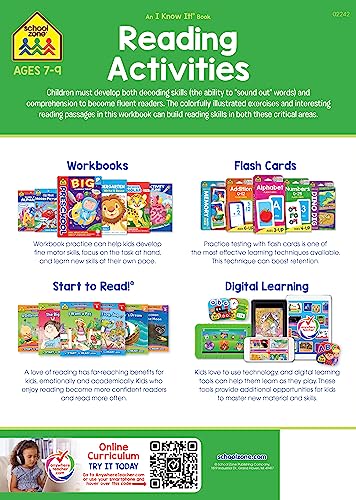 School Zone - Reading Activities 2-3 Workbook - 64 Pages, Ages 7 to 9, 2nd Grade, 3rd Grade, Comparing, Contrasting, Drawing Conclusions, Main Idea, and More (School Zone I Know It!® Workbook Series) 2 51QRhZIJBAL