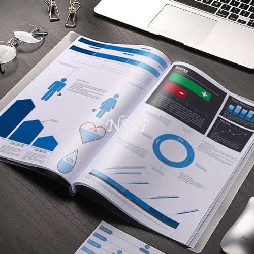 Image of Plastic File Folder for Document Sliding Bar Report Covers,30 Sheet Capacity, Transparent Resume Presentation File Folders Organizer Binder for A4 Size Paper. (Pack of 40 Pieces) (Transparent)