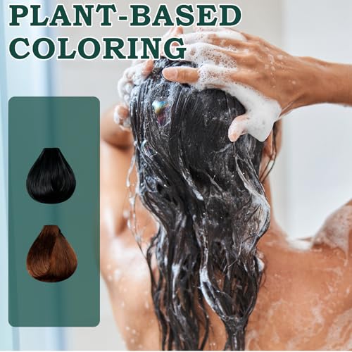 Set de Tinte para Cabello Natural Negro de Larga Duración miniatura 3