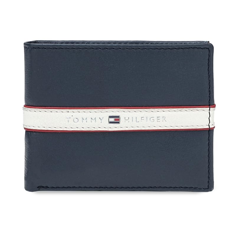 Men’s Leather Global Coin Wallet Burges – Navy, Burgundy & White | Iconic Colour-Block Design, Dedicated Coin Pocket & 4 Card Slots-image-22