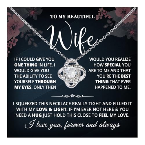 Xukaenus Necklace From Husband To Wife Romantic Birthday & Wedding Gifts