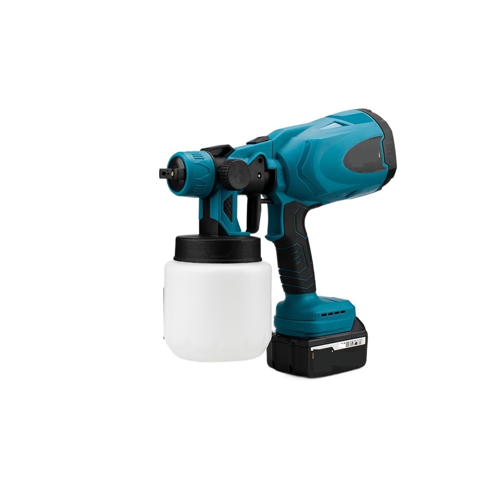 Pistolet natryskowy, 800ML przenośny elektryczny pistolet natryskowy akumulatorowy elektryczny pistolet natryskowy do użytku domowego elektryczny pistolet natryskowy kompatybilny z akumulatorem 18 V