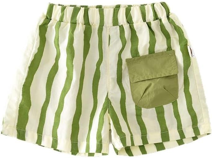 6Months-3Years Toddler Summer Stripe Shorts Baby Boy and Girls Elastic Waistband Pants