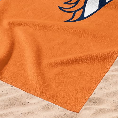 Image of Northwest NFL Denver Broncos Microfiber Beach Towel, 30 x 60 Inches - Quick Dry, Sand Resistant, Lightweight, Highly Absorbent, Incisor Design