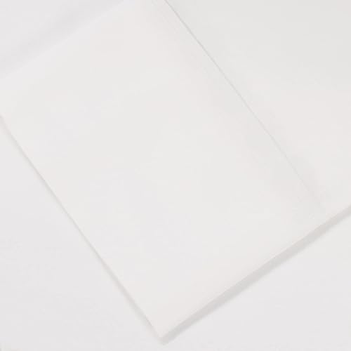 Miniatura 5 de Impressions juego de 4 sábanas 100 por ciento algodón de 300 hilos de percal, Percal, Blanco, gemelo