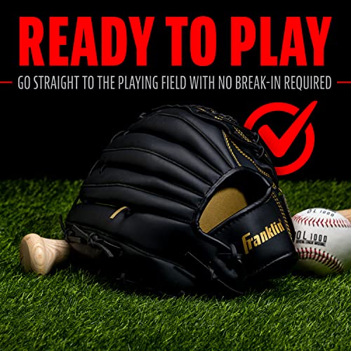 image for Franklin Sports Baseball and Softball Glove - Field Master - Baseball 