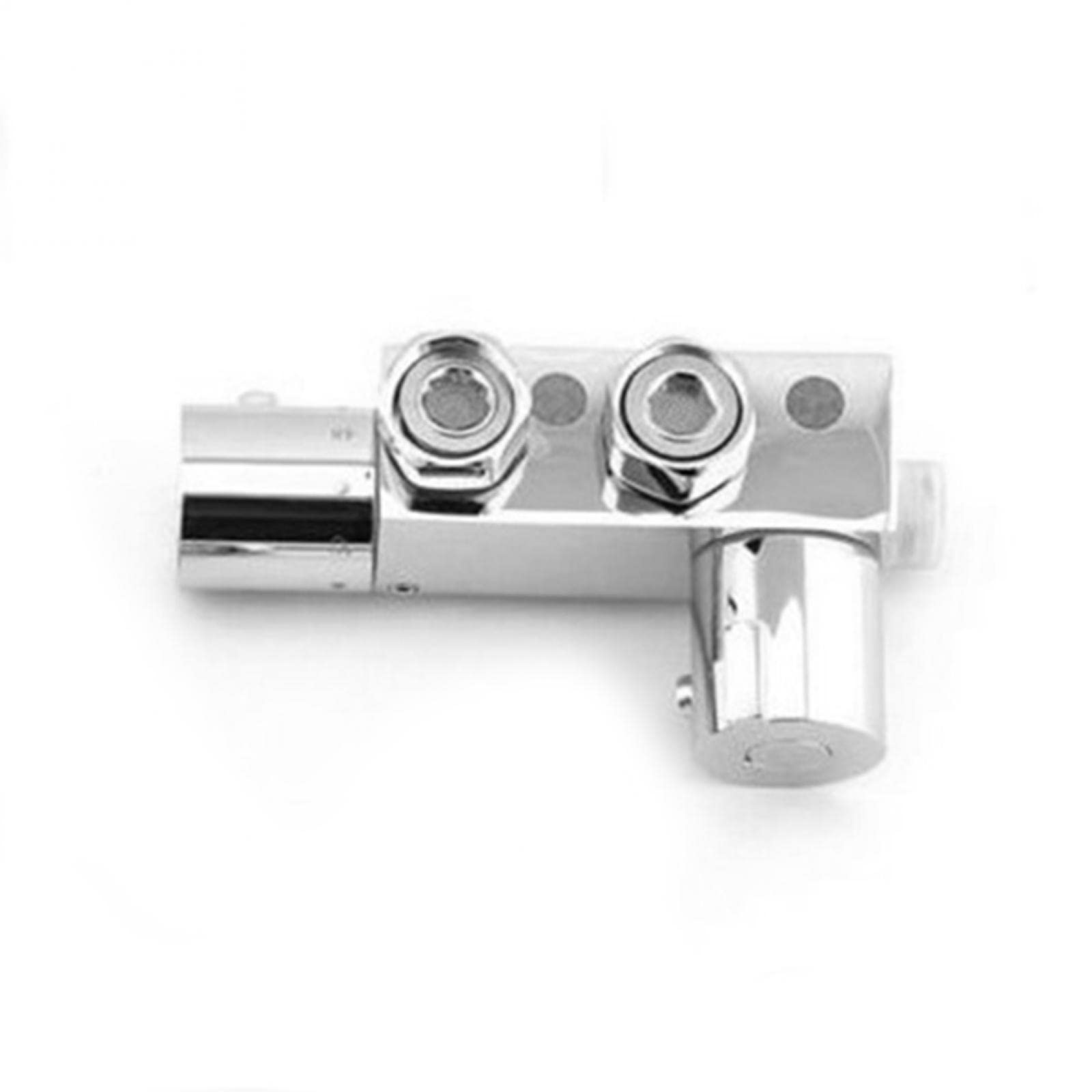 RANRAO Barre de douche thermostatique, mitigeur de douche thermostatique, robinet mitigeur de douche thermostatique moderne vertical, convient pour caravane, yacht, bateau