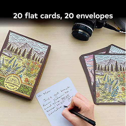 image for Chronicle Books Great Outdoors Correspondence Cards: (Flat Cards of Na