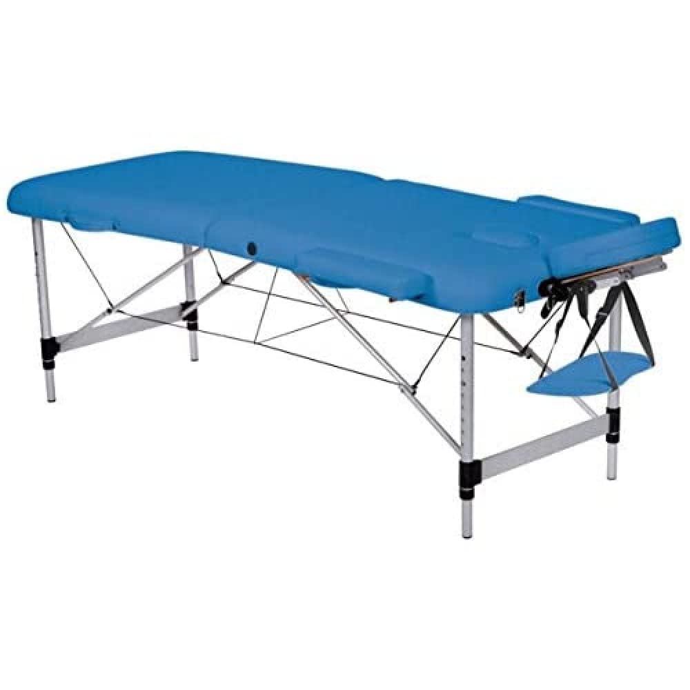 Gima 44021 Lettino da Massaggio in Alluminio a 2 Sezioni, Blu