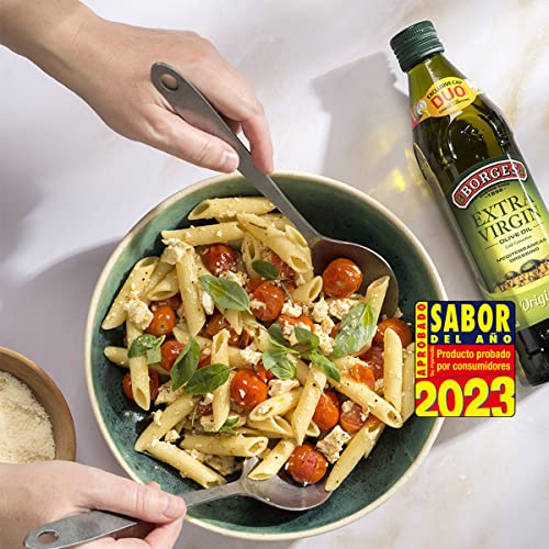Image of Borges Extra Virgin Olive Oil - 500 ml |Unrefined & Cold Pressed Oil|Packed in Spain |75% MUFA | Rich in Antioxidants | Ideal for Low Heat Cooking Like sauteing & Grilling, Salad Dressing (Pack of 3)