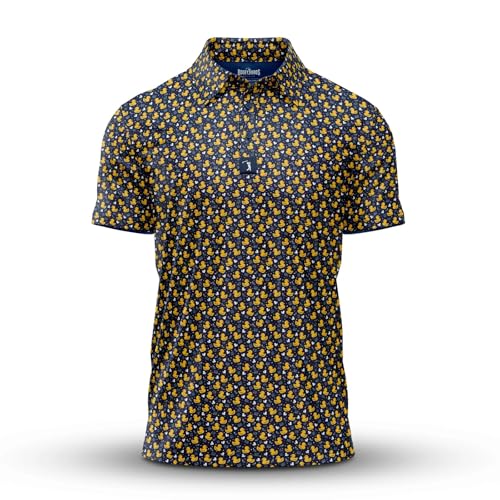 Bogey Bros Golf Big Duck Energy Polo Big Duck Energy Large Yellow