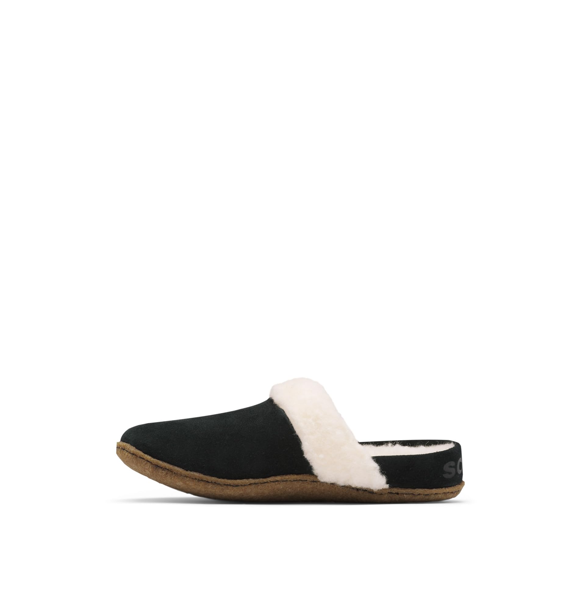 Sorel Nakiska Slide 2 chaussons pour femme, Noir (Black x Natural), 38 EU