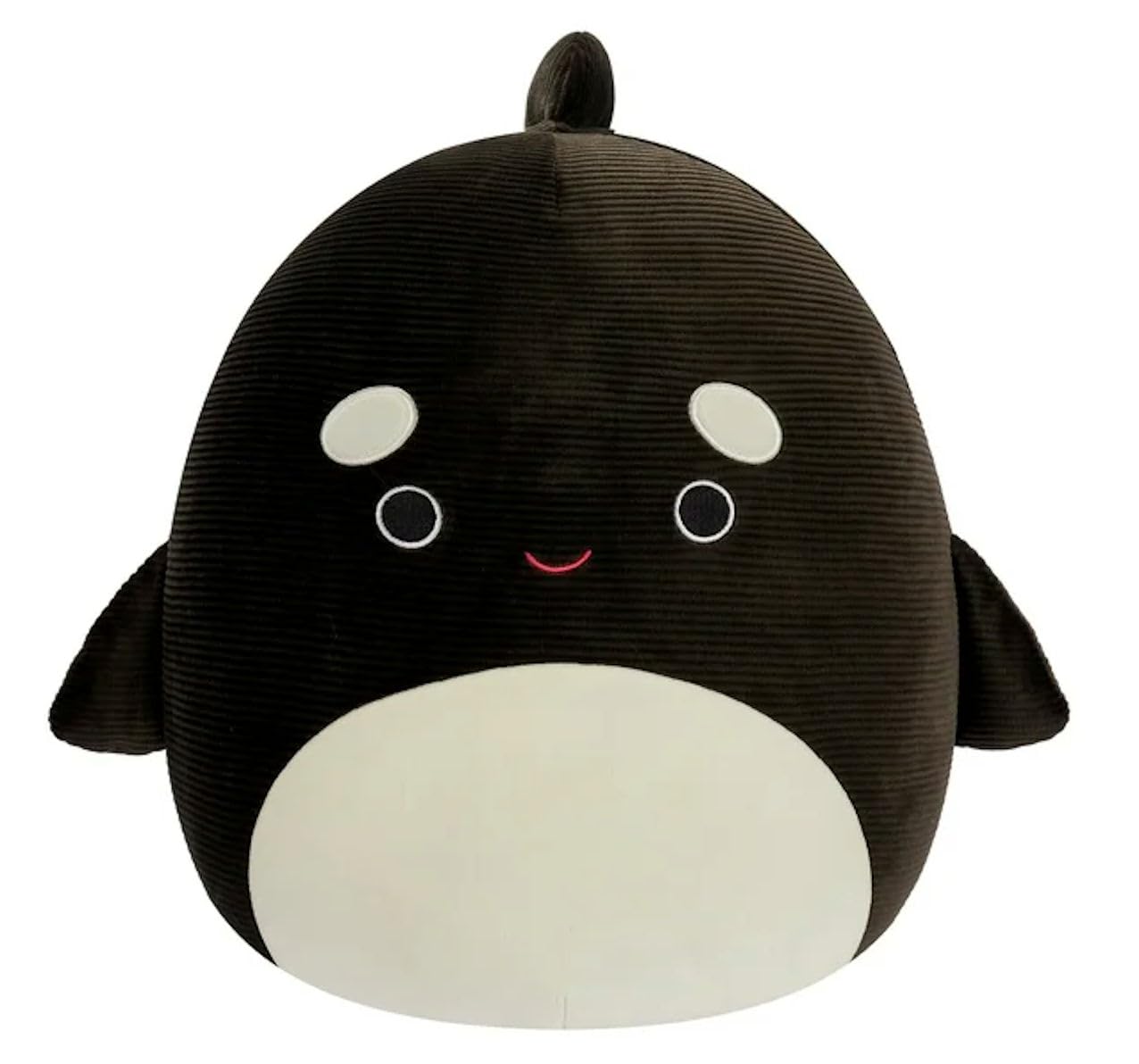 Squishmallows 8"" Kai The Orca Whale, Medium, Black
