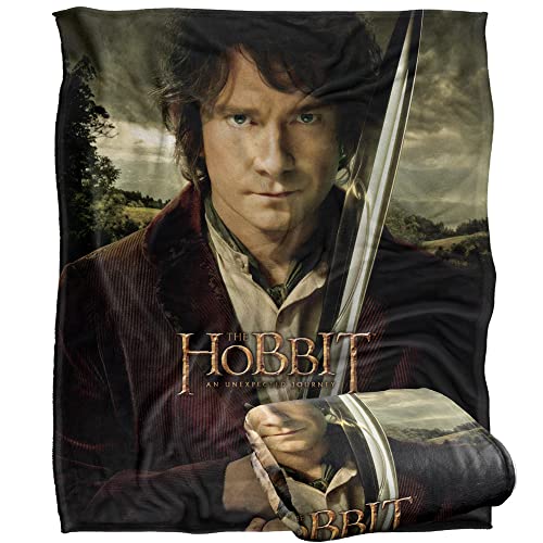 LOGOVISION The Hobbit An Unexpected Journey Poster Manta súper Suave con Tacto Sedoso – 152 x 127 cm