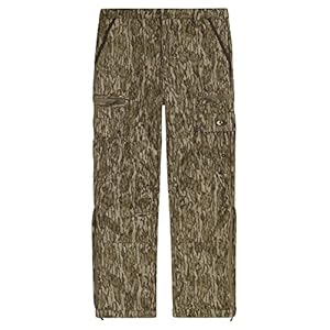 Mossy Oak Sherpa 2.0 Fleece Lined Camo Hunting Pants for Men, Hunting Clothes, Large, Bottomland