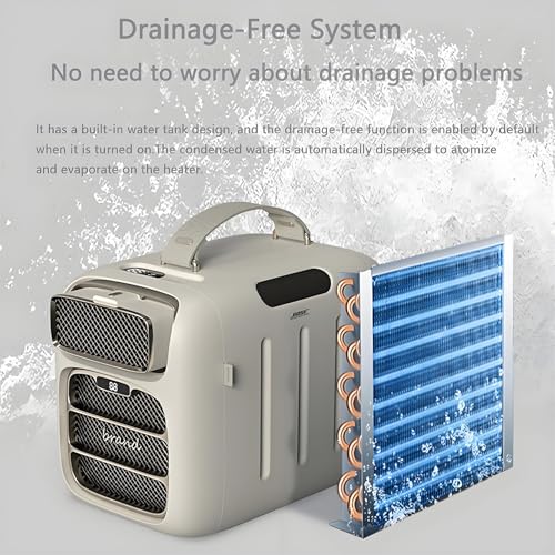 Condizionatore Aria Portatile Per Esterni, Condizionatore Aria Per Roulotte 5121 Btu 24V, Raffreddamento + Riscaldamento, Deumidificazione, Timer, 500W A Bassa Potenza, Ideale Per Campeggio E Camper - 3