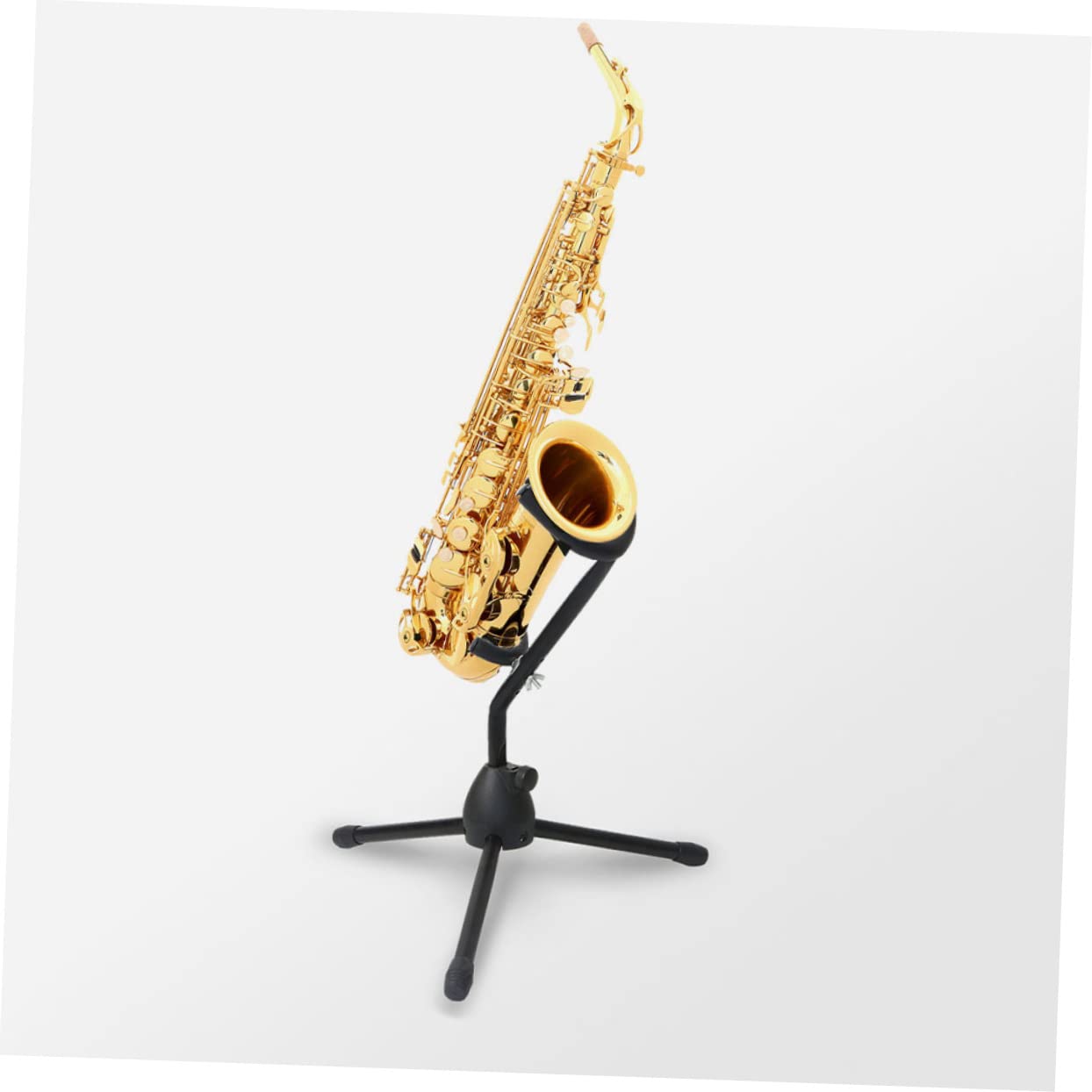 VICASKY Sturdy Saxophone Stand Folding Bracket Neck Strap for Alto Sax Sax Rack for Home