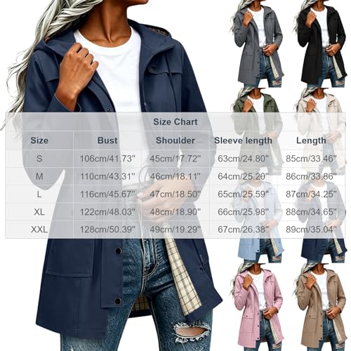 Veste femme imperméable légère pour rester au sec durant le mi-saison