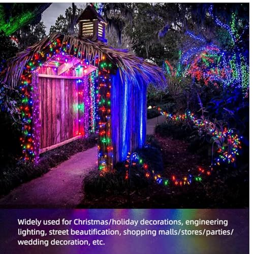 Image of One94Store 20 Meter LED Pixel String Lights with 80 LEDs | Copper Wire Multicolor LED Bulb Series with White Wire for Diwali, Christmas, Party & Home Decoration | Fairy Light Style | Pack of 3 (Multi)
