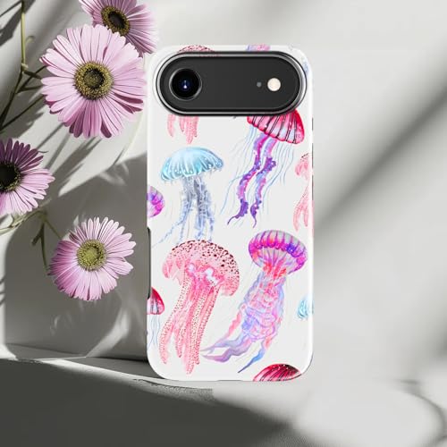 Coque antichoc iPhone 17 Air rigide et silicone motif Méduse - 4
