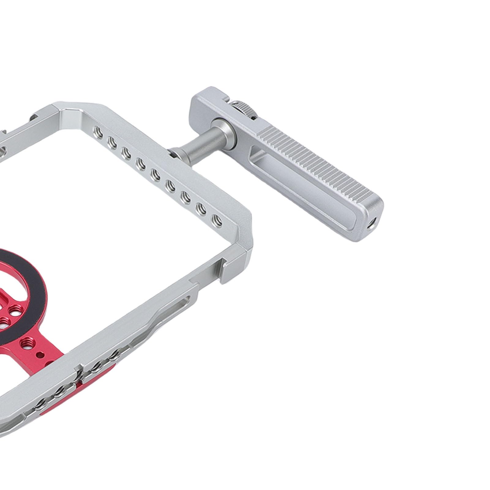Yctze Equipo Magnético de Jaula de Vídeo para Teléfono para Cine Vlogging, Soporte de Trípode Estabilizador de Teléfono para Grabación de Vídeo con Asas Ergonómicas, Múltiples Orificios para
