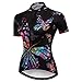 PSPORT - Maglia da ciclismo da donna a maniche corte, in jersey per mountain bike, traspirante, per l'estate, Donna, CF2039., S